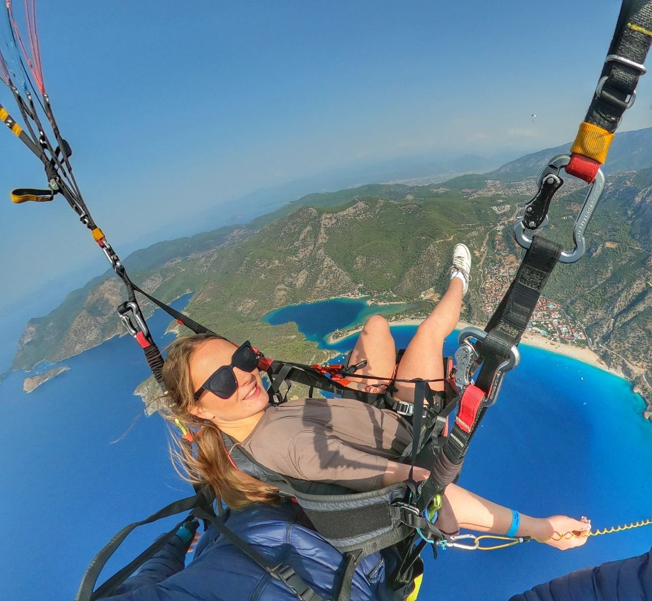 Tandem Paragliding from Çalış Beach – Pickup Included