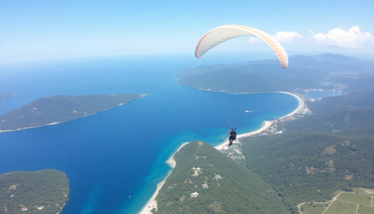 Paragliding Over Oludeniz lagoon