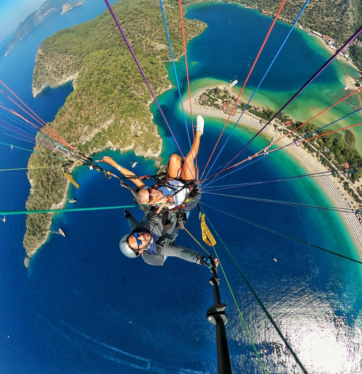 Tandem Paragliding from Çalış Beach – Pickup Included