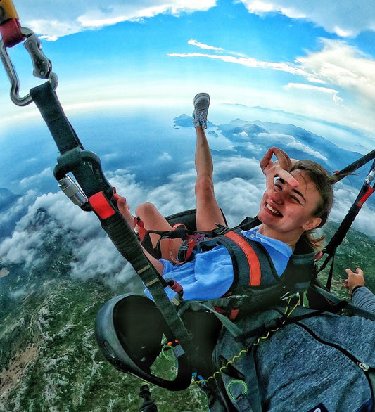 Tandem Paragliding from Çalış Beach – Pickup Included